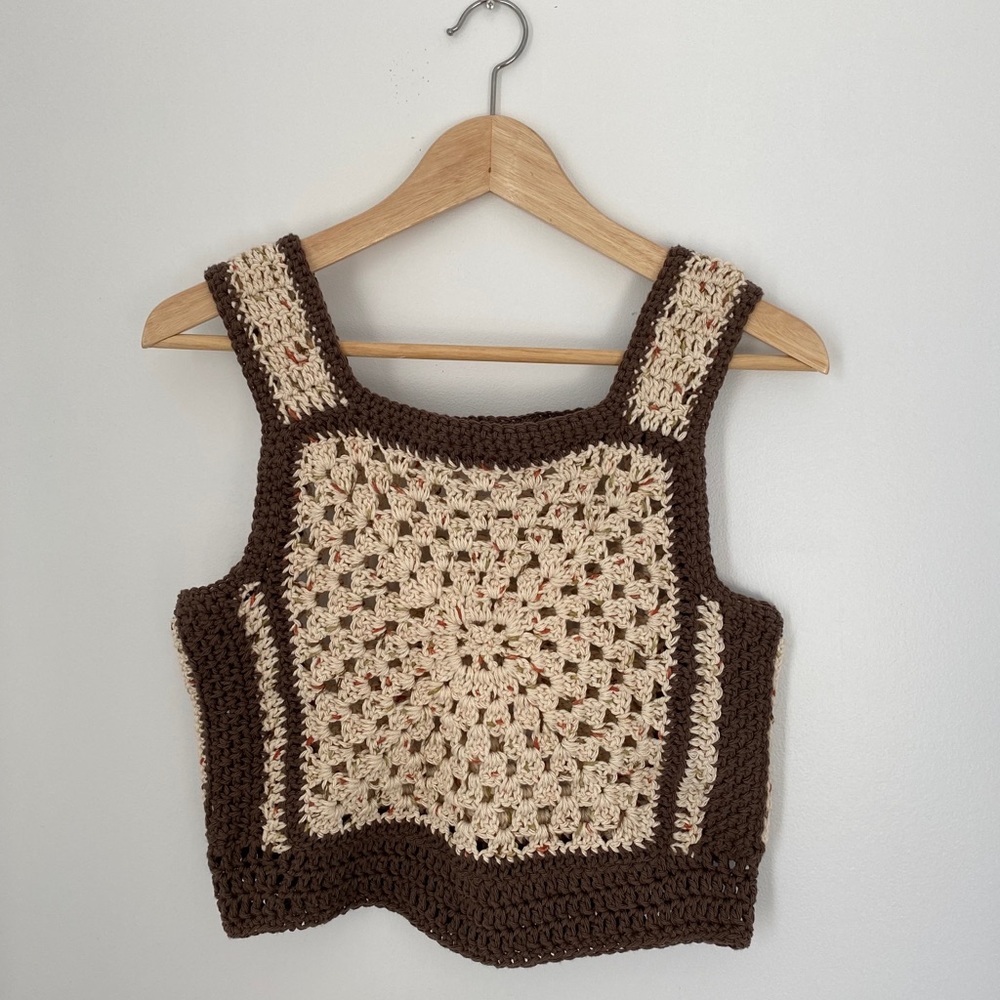 MADE TO ORDER CROCHET BUCKET VEST / TANK TOP